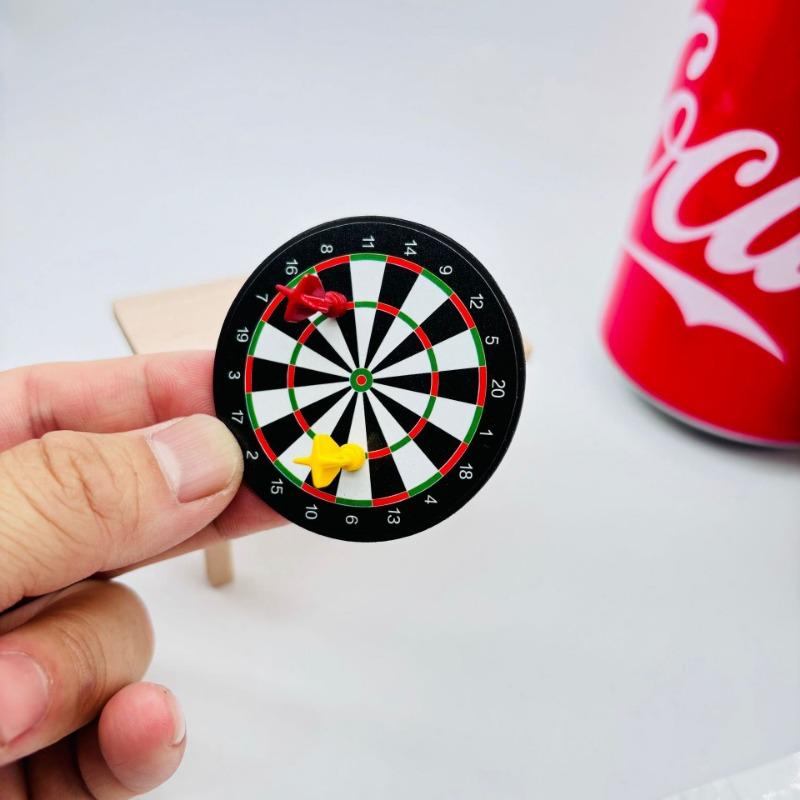 Doll House Miniature Magnetic Dart Board Mini Wall Decoration Sporting Goods Outdoor Model