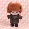 Niannyyhouse 20cm Stuffed Animal Clothes Army Green Coat Shirt Pants Hat Scarf Cotton Doll Clothes Dress Up Accessories