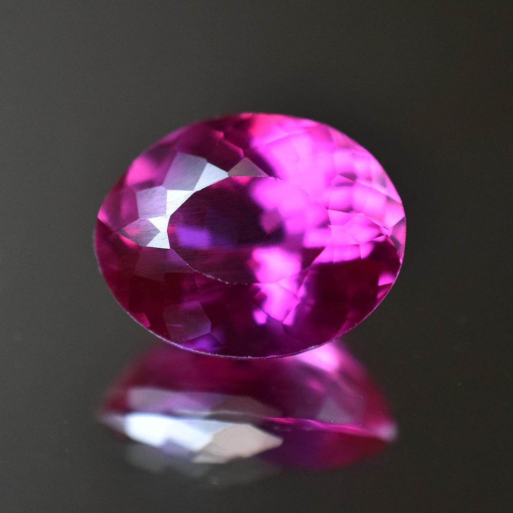 Natural Pink Tourmaline Oval Cut Certified Loose Gemstone
