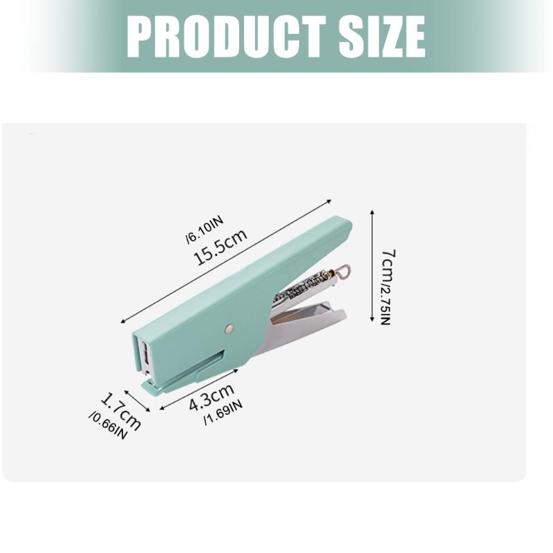 Desktop Stapler For Office and School with Metal Structure and Fashion Design Travel Friendly File Management Stapler