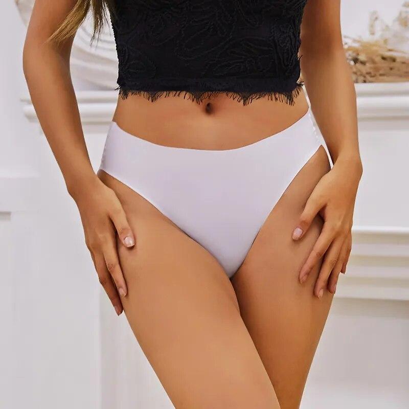 3Pcs/set Women Seamless Panties M-XL Low Waist Briefs Ladies Soft Underwear Sexy Wavy Edge Underpants Female Lingerie