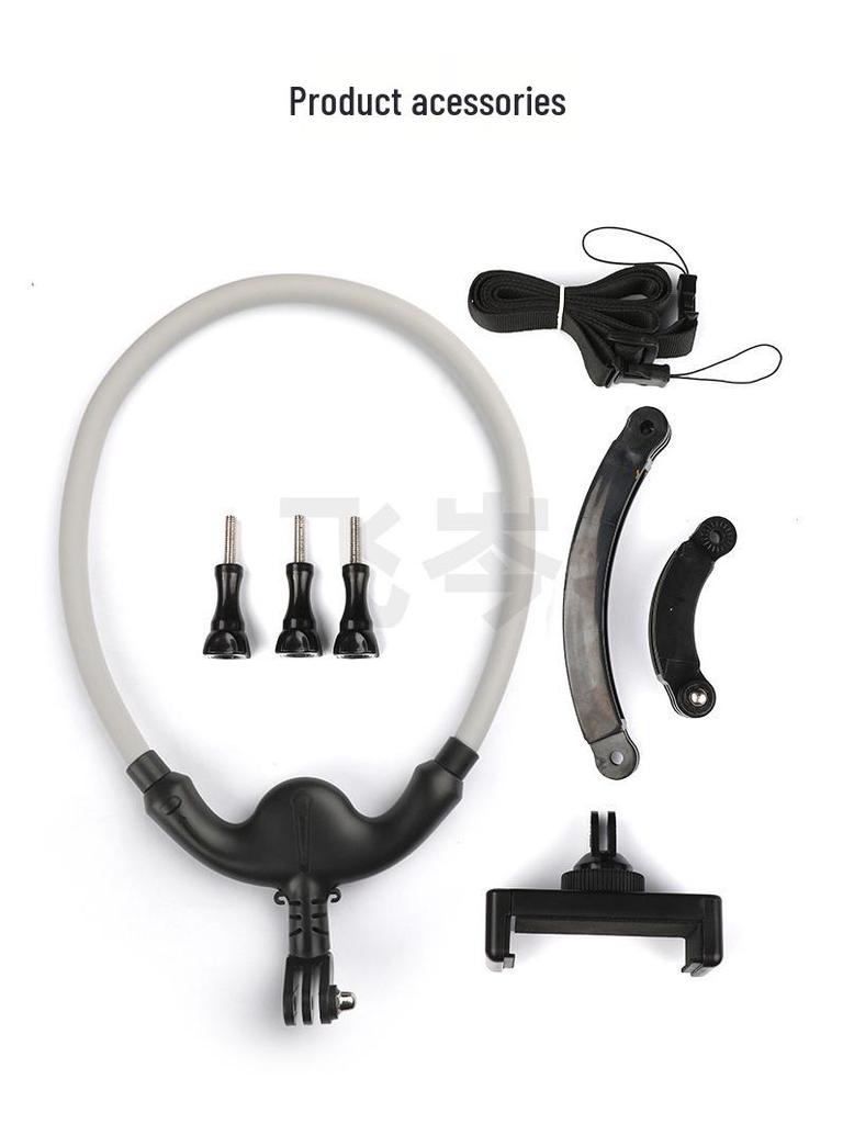 Neck and Chest-Mounted Shooting Stand for First-Person View and Fishing Photography