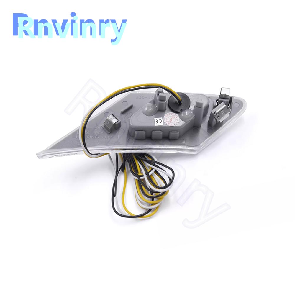 2pcs LED Side Marker Lamp For Subaru BRZ Toyota GT86 Scion Car Front Amber Turn Signal Light Running Position Lights