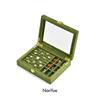 Jewelry Organizer Box With Velvet Material For Ring And Earring Storage