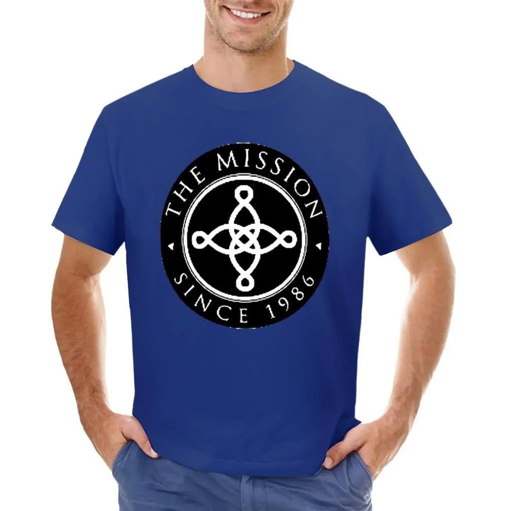 La missione maglietta oversize neri top estivi t-shirt semplici uomo
