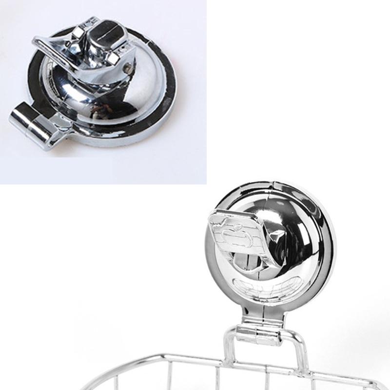 Rustproof Bathroom Soap Holder Space Saving Stainless Steel Vacuum Suction Organiser For Shower Sink Countertop