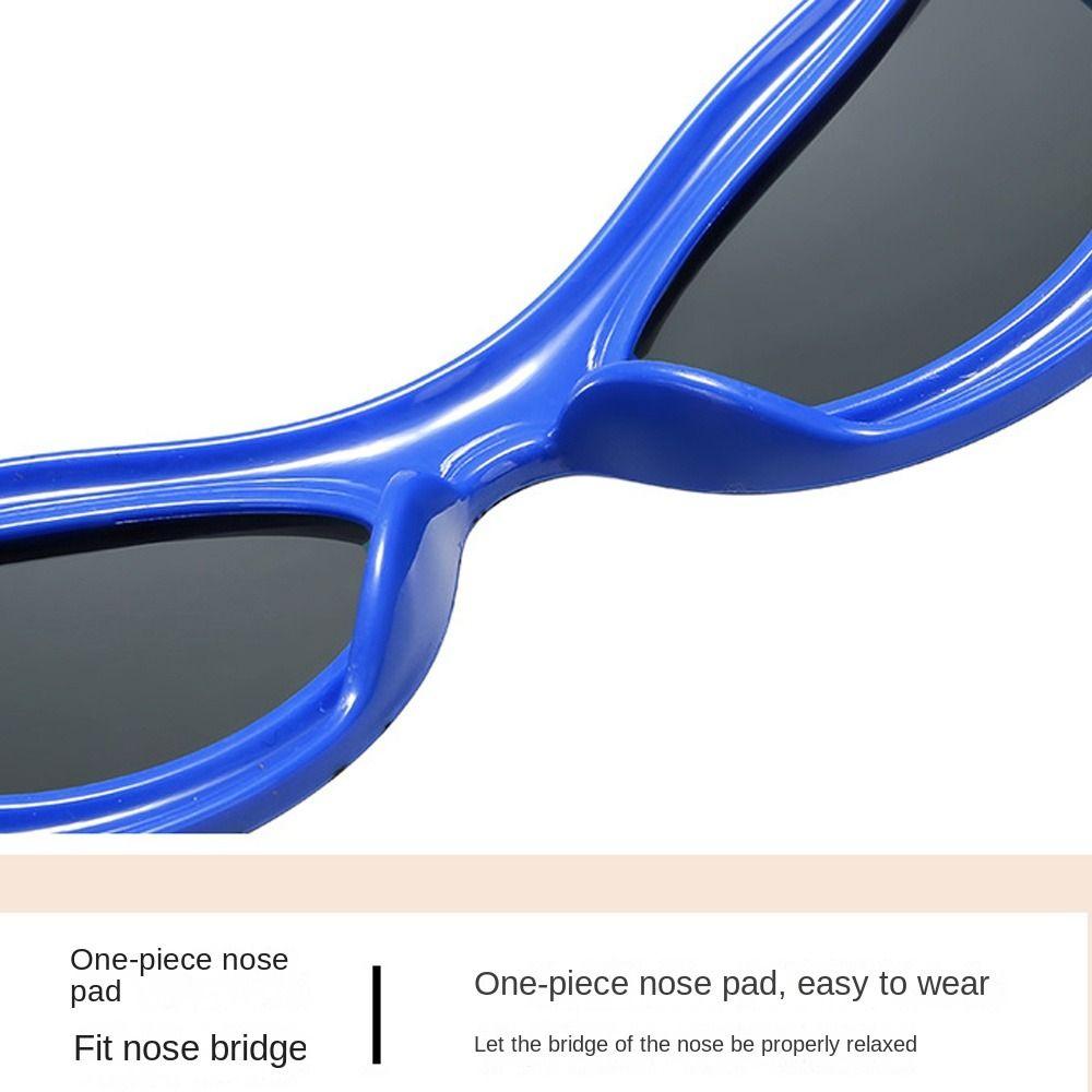 New Cartoon Sunglasses UV Protection Trendy Anti Glare Sun Glasses for Kids Photography Props
