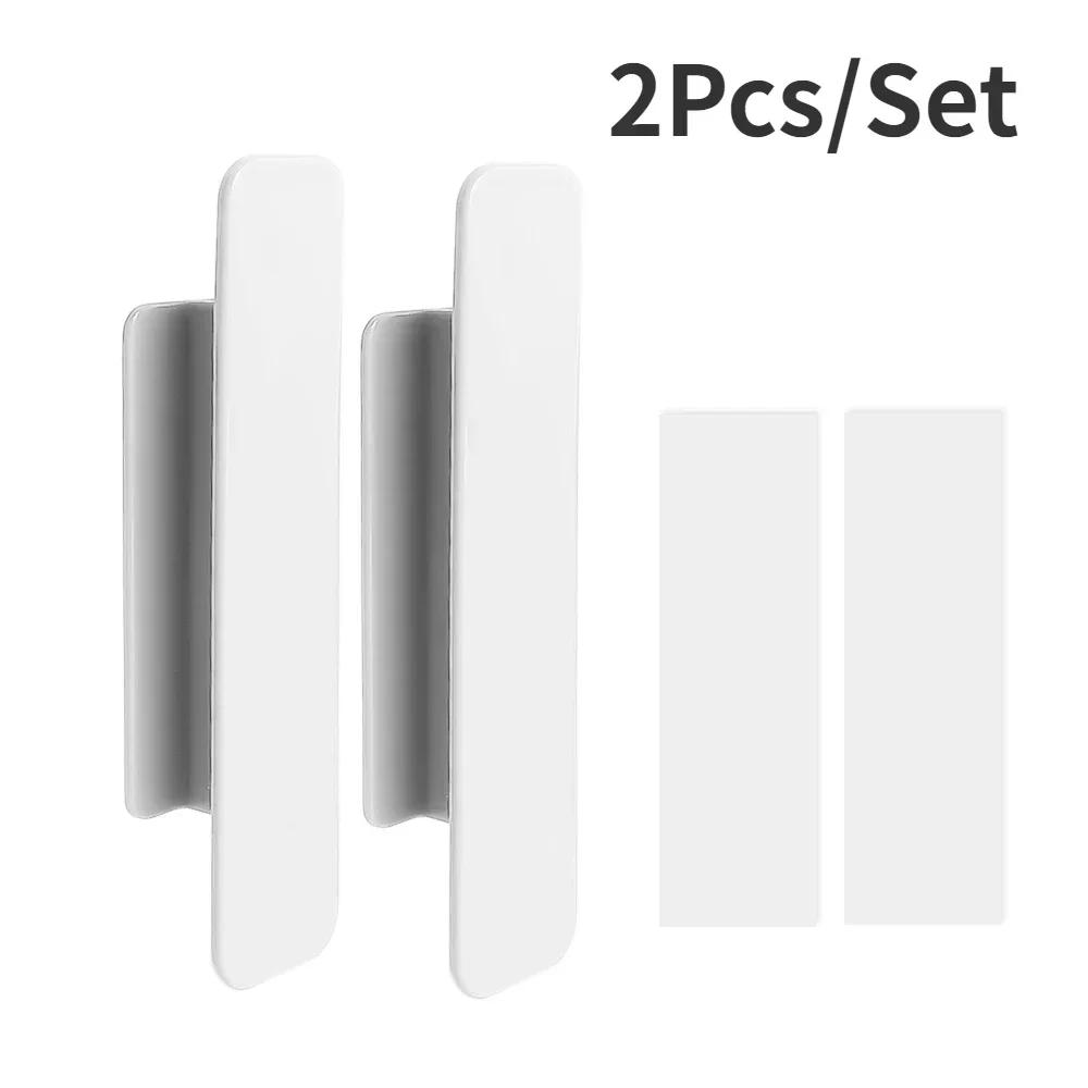 10/2Pc Self-adhesive Door Handle Multifunctional Window Cabinet Drawer Handles Organizer Open Sliding Door Knob Auxiliary Device