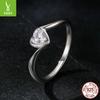Exquisite Love Moissanite Ring Wedding Ring, Elegant Line Love S925 Sterling Silver Ring