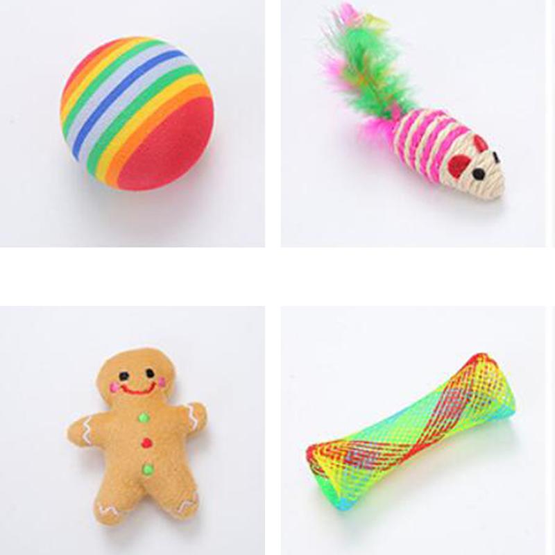 Christmas Pet Toys Christmas Cat Cute Funny Toy Sets Pet New Year Gifts Pet Hot Sale Simple Toys New