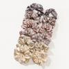 12pcs Multiple Mixed Color Outfits for Women Fashionable and Bright Satin Large Intestine Hair Rings High Elasticity Comfortable