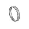2022 New 4mm Women's Stainless Steel Wedding Ring Opal Meteorite  Abalone Shell Ring  for Women's