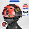 Set Casco di Salvataggio Nero e Rosso: Pronti per il Salvataggio da Terremoti e Acqua con Accessori Personalizzati