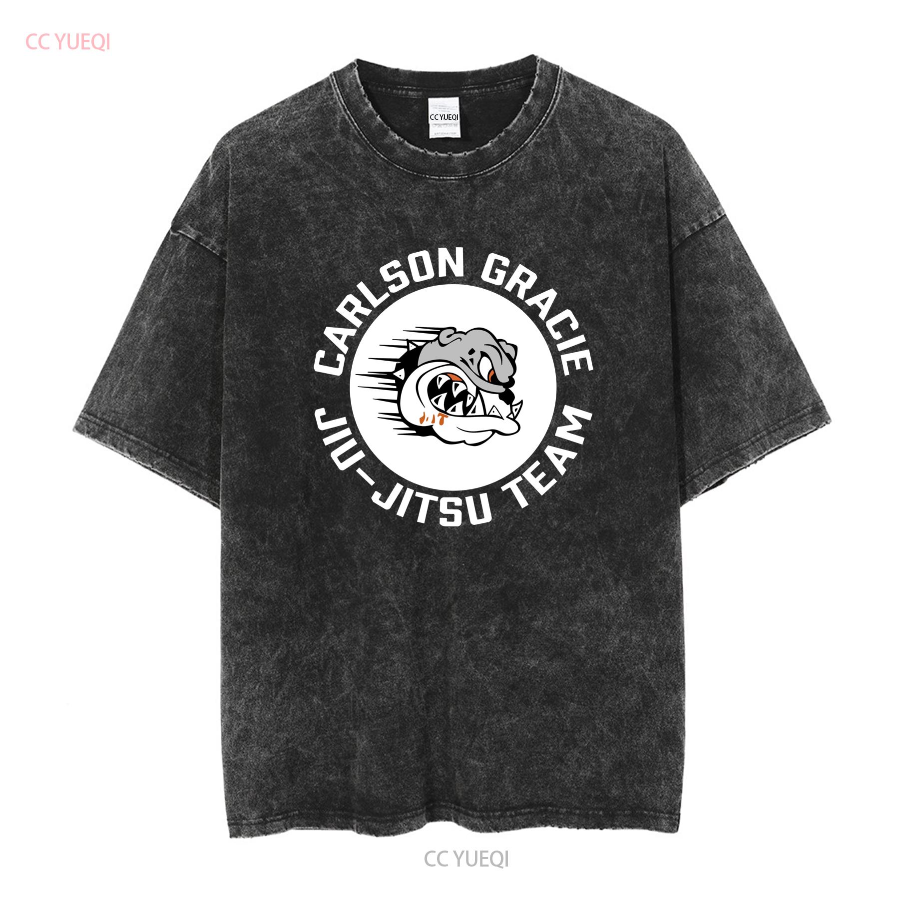 

Нова футболка з логотипом команди Carlson Gracie Jiu Jitsu Смішна Розміри від S до 5XL з довгими або короткими рукавами вінтажна Прана вуличний стиль S