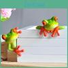 Frog Statue Delicate Decor Vivid Mini Decoration Supplies