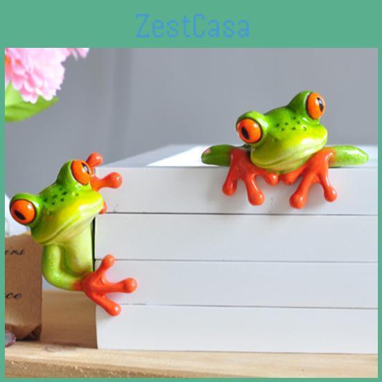 Frog Statue Delicate Decor Vivid Mini Decoration Supplies