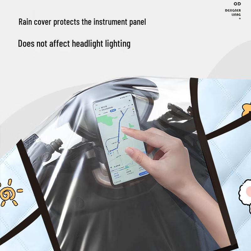 Full-Enclosed Electric Scooter Summer Sunshade