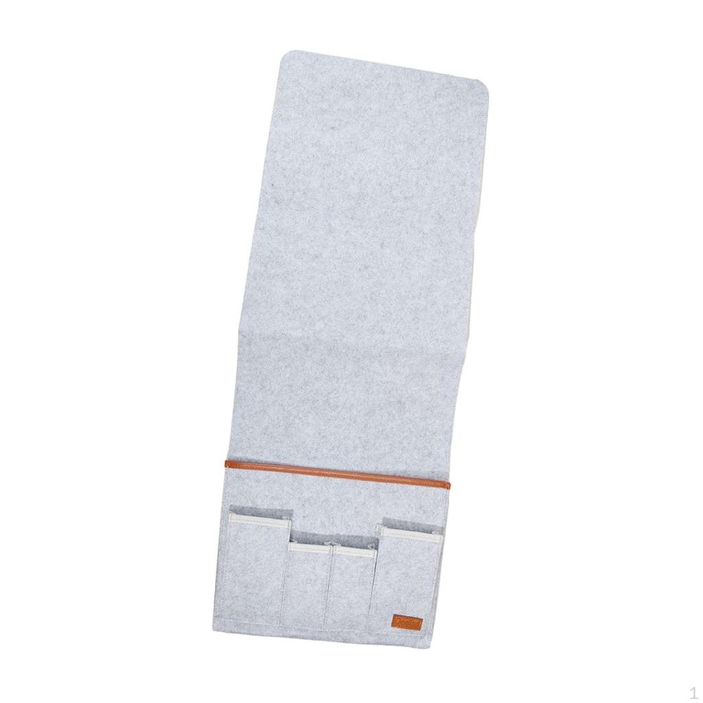 Bedside Organiser Bed Storage Pocket Multipurpose Universal Cloth Hanging Organizer Bag Sofa Armrest
