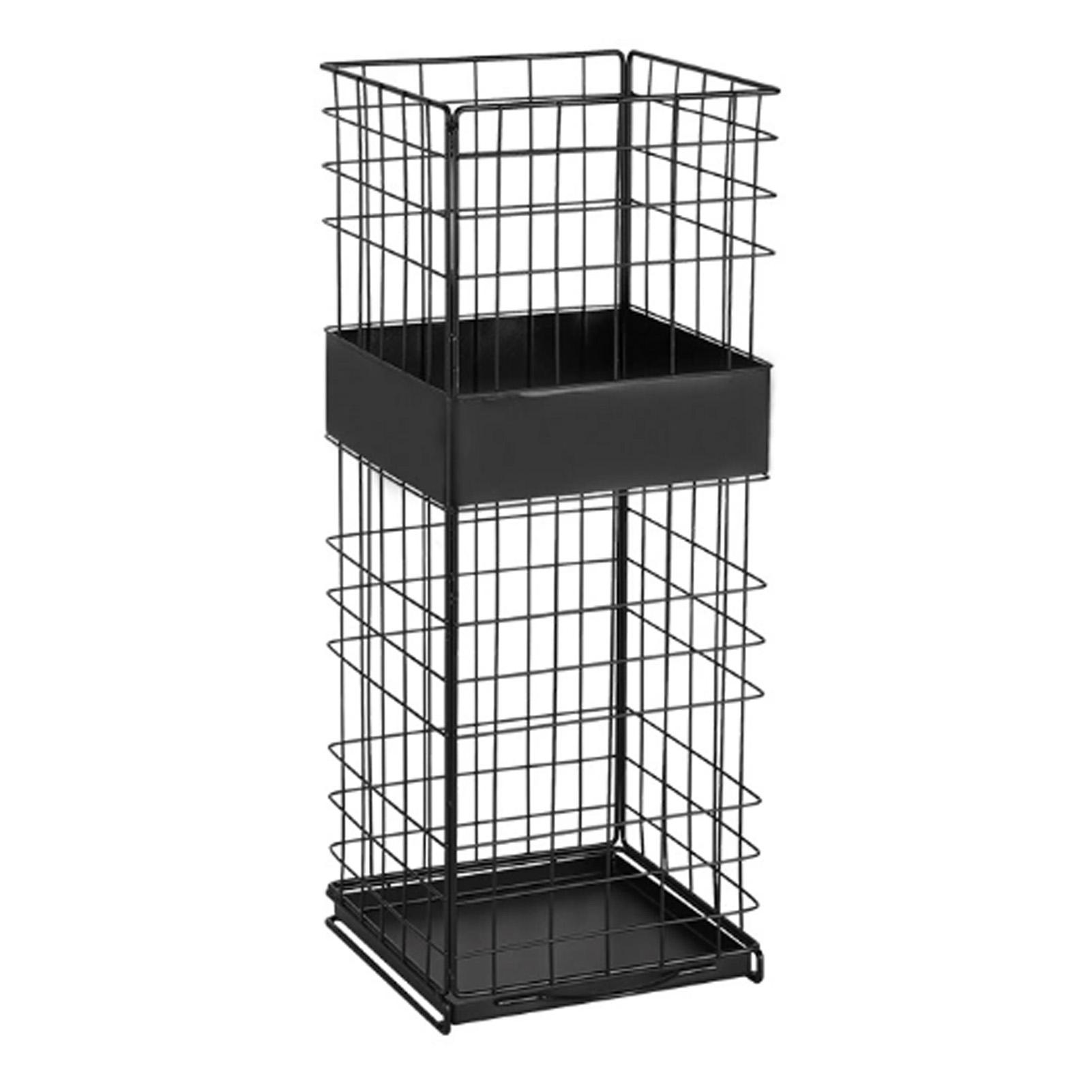 Freestanding Umbrella Holder   Metal Umbrella   with Removable Drip Tray for   Shopping Centre