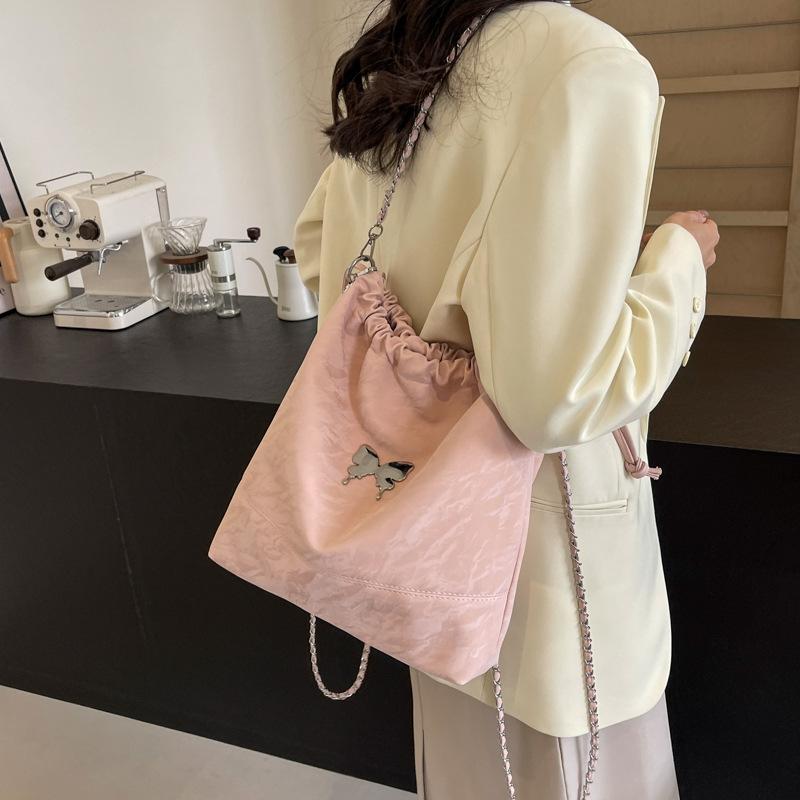 Bow Large Capacity Backpack Women's New Versatile Multi-purpose Shoulder Messenger Bag Going Out Travel Backpack