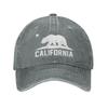Custom Cotton California Bear Baseball Cap Women Men Breathable Dad Hat Outdoor