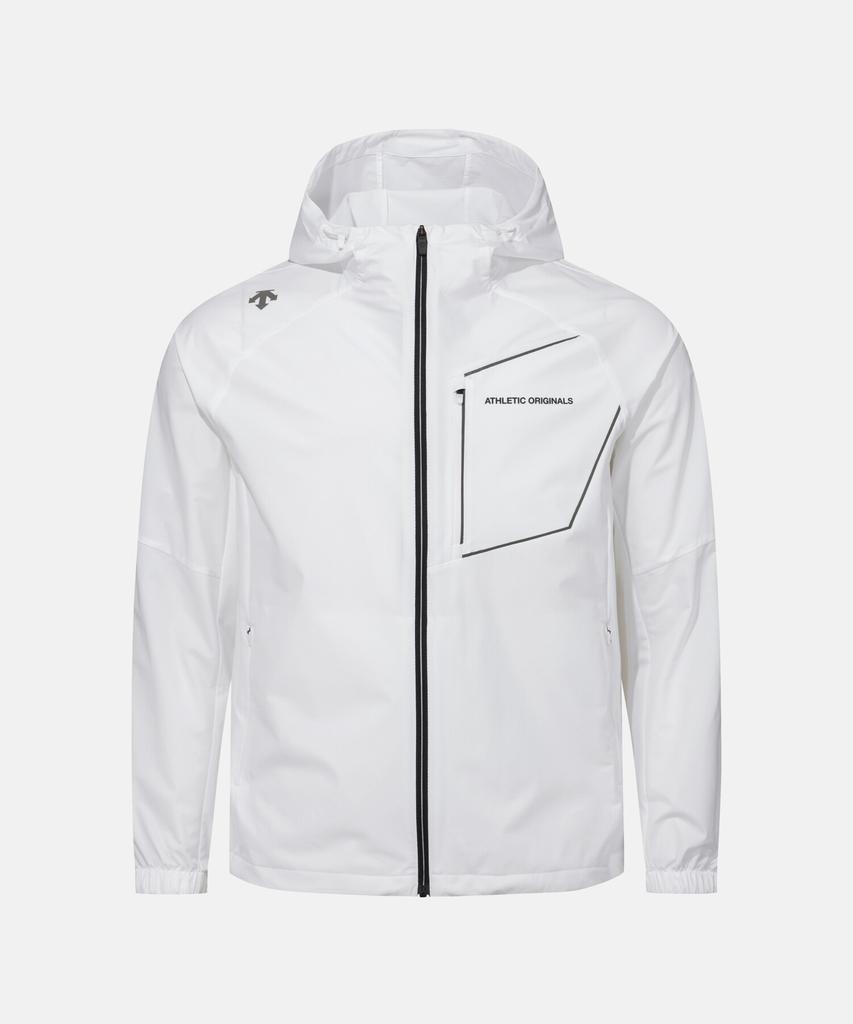 Descente Running Tough Woven Hooded Windbreaker Jacket White Sr123Rwb23 (B Type)