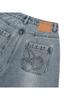 KIRSH Curve Line Wide Fit Denim Pants [Blue]
