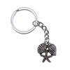 Starfish Shell Turtle Beach Ocean Keychain for Boys Trendy Boho Fathers Day Gift Classic Wallet Accessory