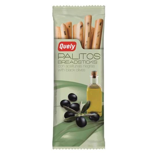 Хлебные палочки Quilly Black Olive 50 г, корейские закуски
