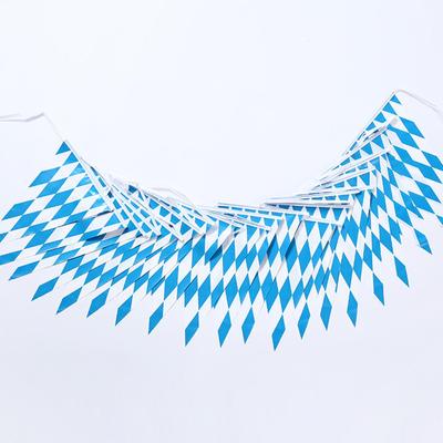 20 Pieces Pennant Banner Flags String Flags Decor Bunting Banner Themed Decoration for Oktoberfest Party Home Picnic Backyard