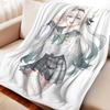 Cartoon Honkai Star Rail Firefly Flannel Blanket Cover Warmth Soft Anime Blanket Multifunctional Decor Home Universal Blankets