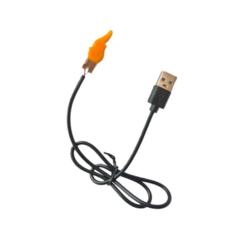 

DC5V 1800K LED Flash Candle Light With USB Interface Edison Flame Filament DIY Party Decorative Light Bulb Accessories