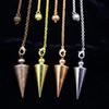 Energie Isis Pendel Puntige Meditatie Kegel Metalen Pendel Heks Spirituele Pendels Vrouwen