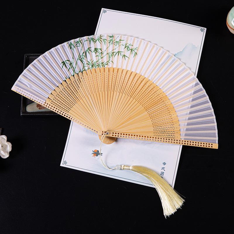 Gradient Cheongsam Style Hanfu Dance Folding Fan