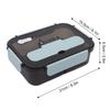 1.1L Leakproof Lunch Box PP Bento Lunch Box Portable Insulated Lunch Box  For Travel