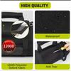 Portable High-Density Oxford Tool Roll - Unfolded: 50×32cm / Rolled: 32.5×12cm