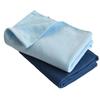 Transparan Gauze Bath Towels, Solid Colors, Set of 2, Made In Japan, Senshu Towels (Light Blue and Navy)
