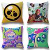Cute Cartoon B-Brawl Game Cushion Cover Pillowcase Upholstery Sofa Throw Pillow Home Decor Pillowcas