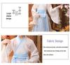Letnia Sukienka Hanfu w Chińskim Stylu dla Dziewcząt - Elegancka Księżniczka Wróżka z Haftem i Szerokimi Rękawami
