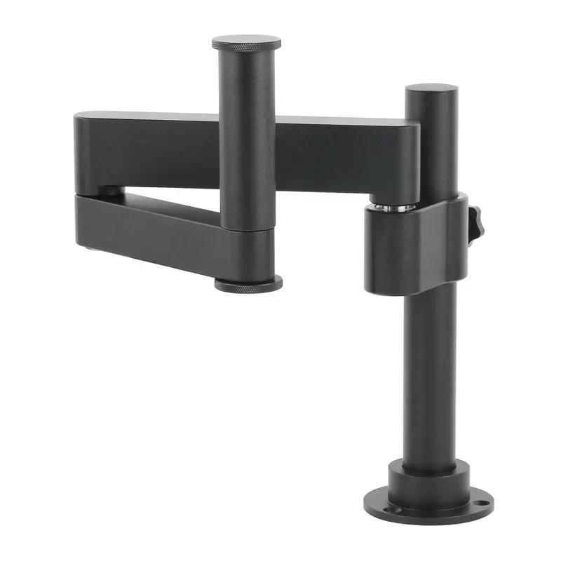 Desktop Articulating Arm Clamp Microscope Bracket 76mm 50mm Focusing Holder For Stereo Microscope Monocular Lens Video Camera