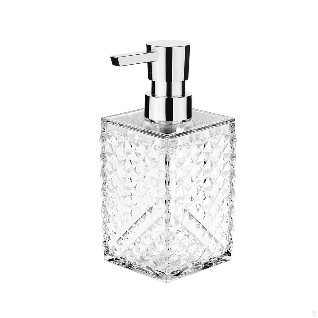 Clear Liquid Dispenser Bottle for Kitchen and Bathroom Use