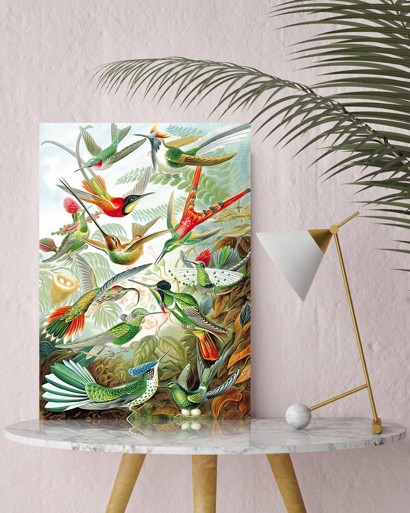 Birds of Paradise Poster Composition