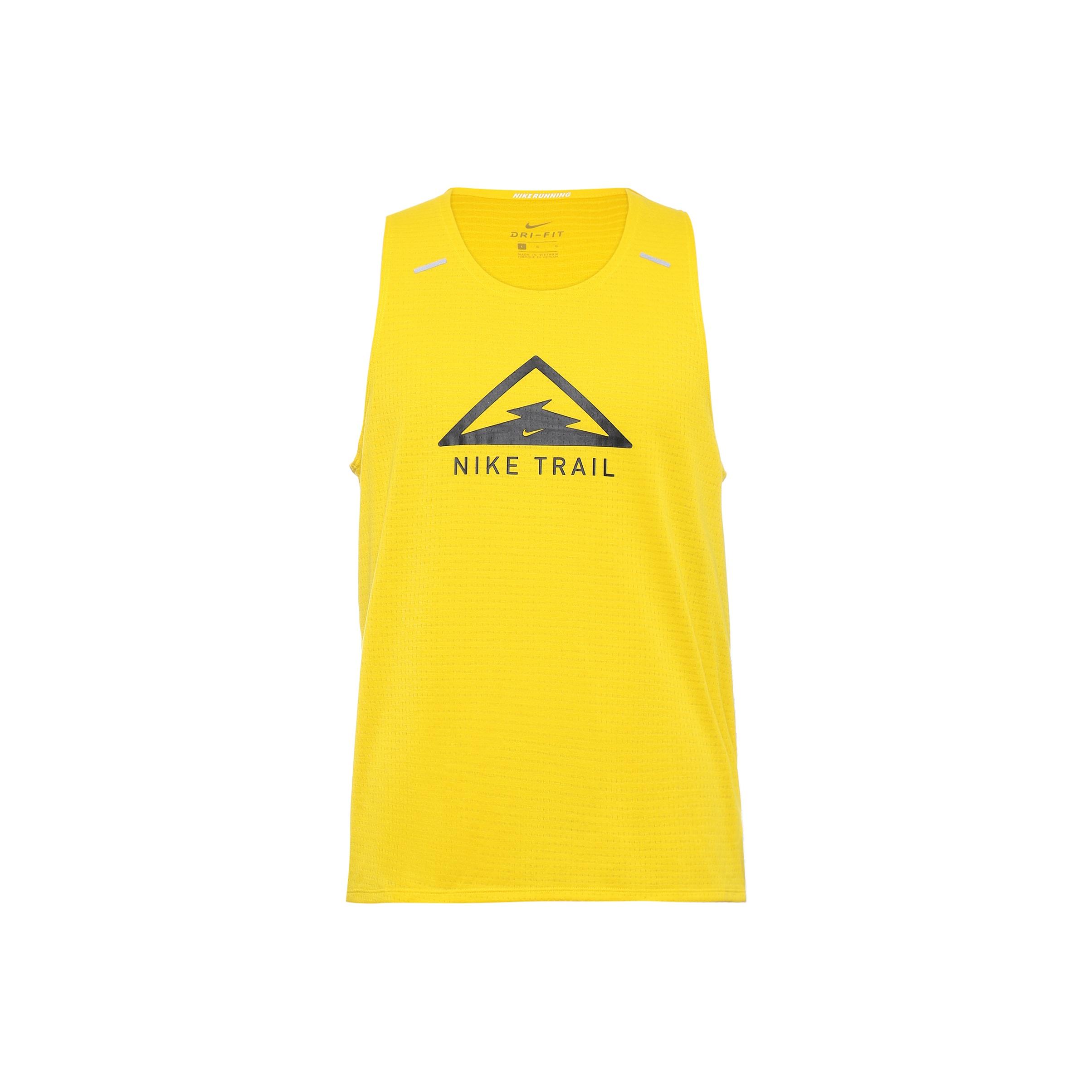 Майка для бега Nike Rise 365 Trail Dri-Fit Мужская Желтая CT7371-735 XXL