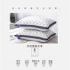 Memory Foam Alternative Pillow Neck Support Single Size 48x74cm Breathable Fiber Filling Hotel Dorm Home Use
