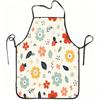 1pc Strawberry Print Apron with Adjustable Waistband & Colorful Strawberry Pattern - Durable Easy-Clean Polyester Bib Suitable for Kitchen Cooking, Ga