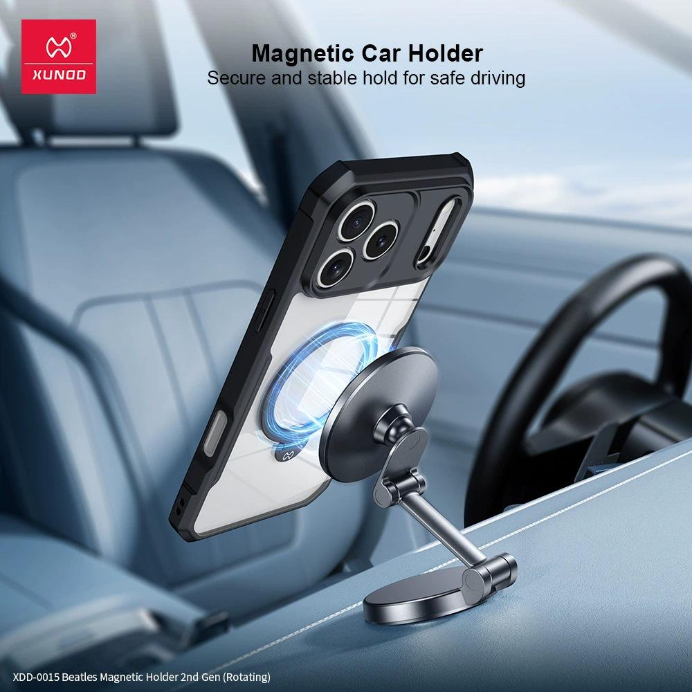 iPhone 17 Pro Max Magnetic Ring Stand Case - Drop-Proof Protective Cover