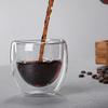 Heat Resistant Double Wall Tea Glass Cup Beer Coffee Handmade Creative Cold Beverage Transparent Drinkware Home Drinking Cup