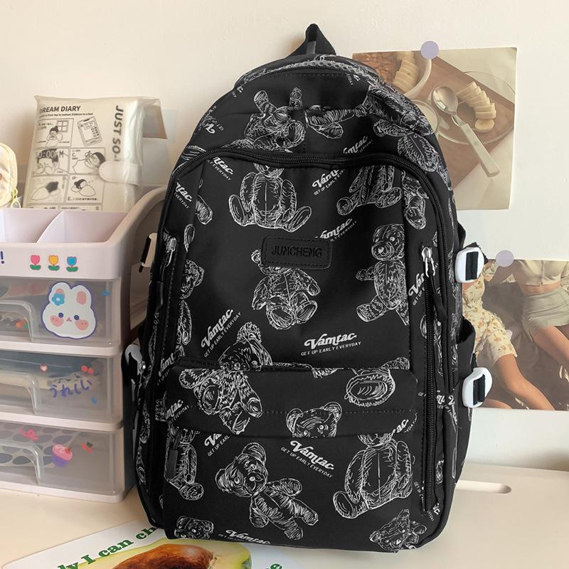 Schoolbags for Children Elementary School Students  Girls and Junior High School Students with High Looks Letter Backpacks