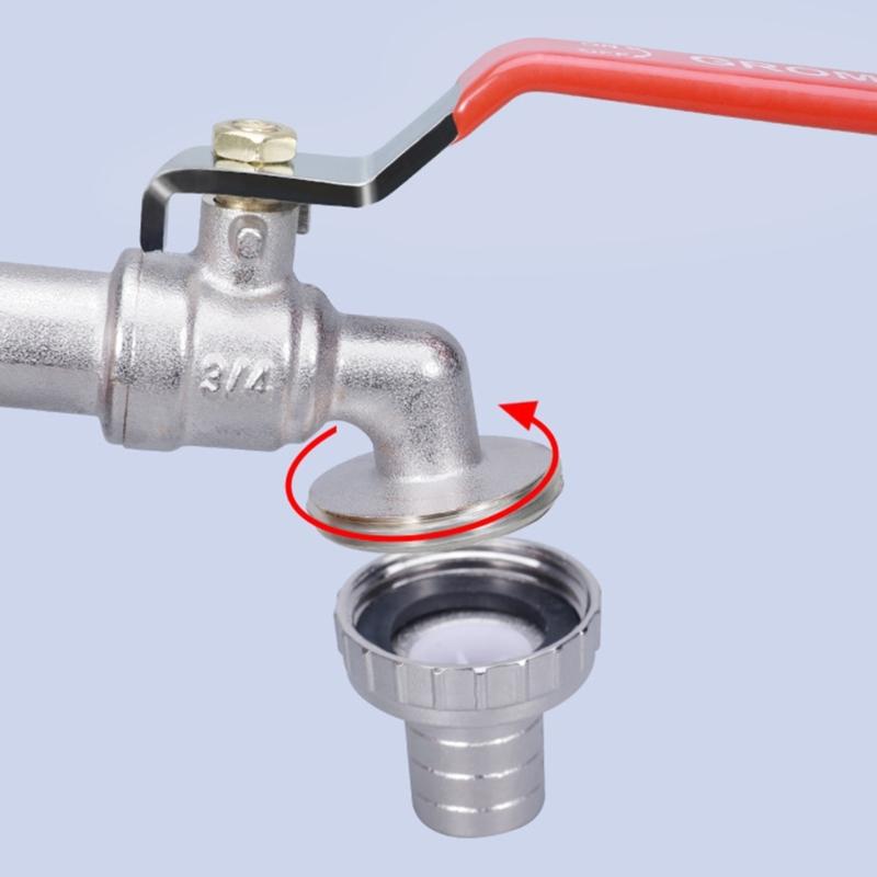 1/2" 3/4'' Leakproof Brass IBC Tank Fittings IBC Tank Adapter IBC Tank Valves for S60X6 Water Tank Tap Thread Connector