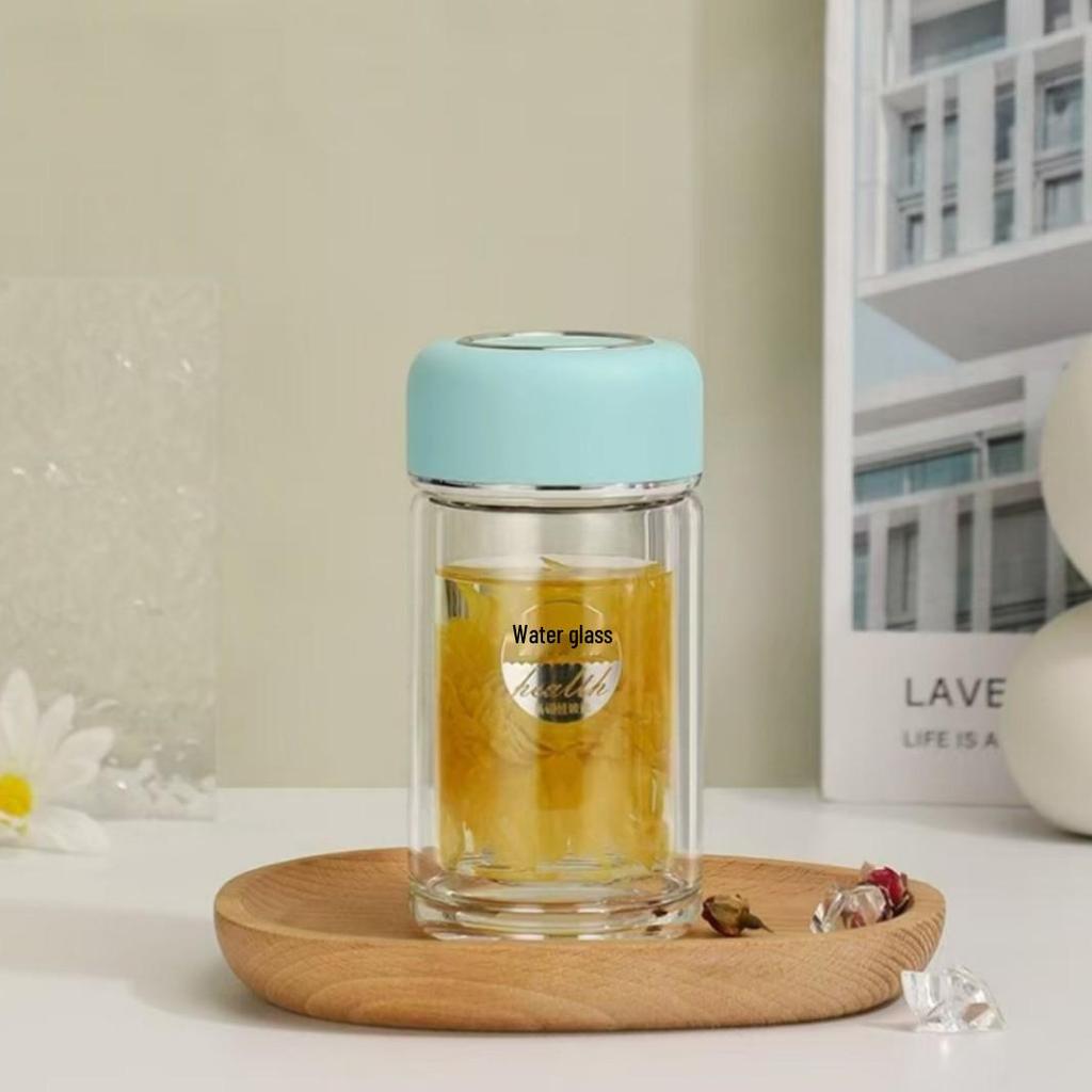 Elegant Crystal Glass Tea Cup - Personalized, Fashionable & Portable Gift for Men and Women, Small Capacity
